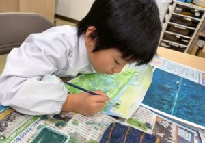 日本橋校アートコース｜名画『緑響く』に学ぶ、観察力と色彩のSTEAM教育
