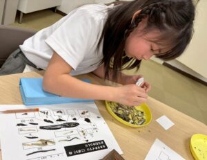 【日本橋校】理科実験教室レポート｜静電気で物を動かす・ニボシの解剖｜こどもクリエ塾