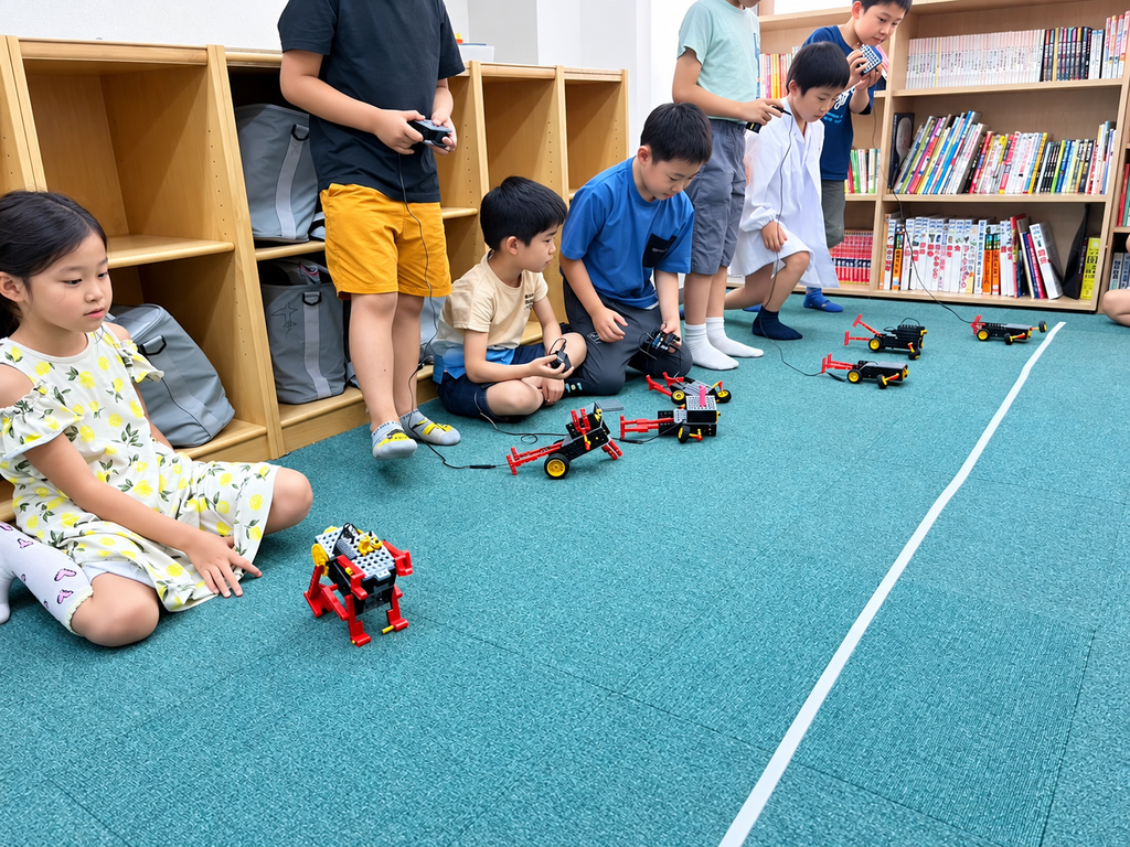 国立小学童|筑波・竹早・お茶の水小へ送迎とSTEAM教育|茗荷谷校 4 国立小学童・こどもクリエ塾茗荷谷校では毎週金曜日にロボット教室を実施し、スポット利用でも参加できる
