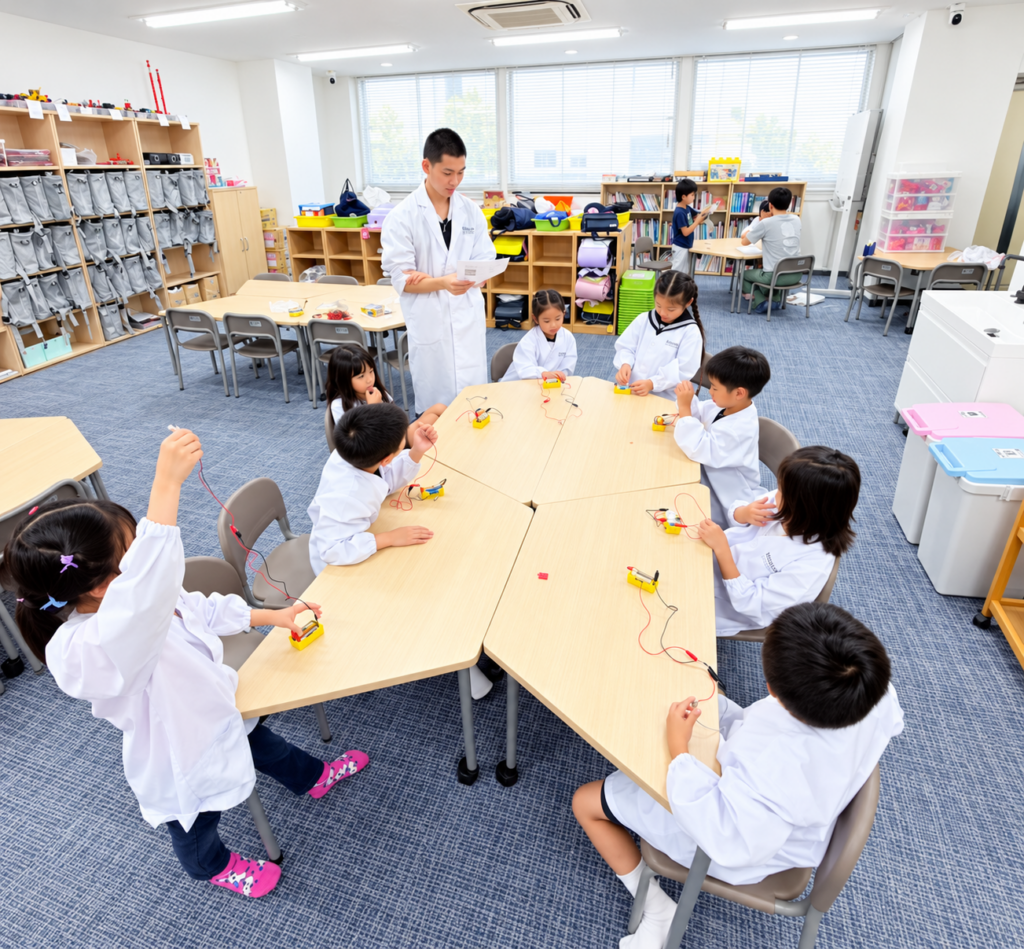 四谷小学童 こどもクリエ塾 四谷校の広くなった教室