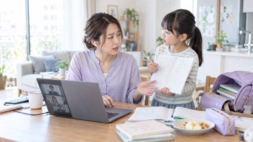 【保護者インタビュー】送迎と在宅勤務に疲れた家庭が取り戻した「親子の距離感」 2 ハイブリット勤務にも小1の壁がたくさんある